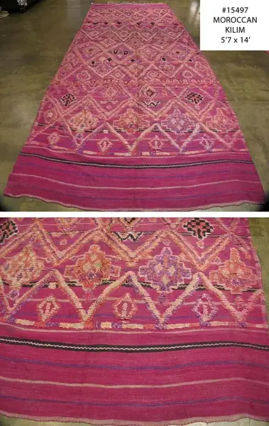 moroccan kilim / 15497 | WOVEN