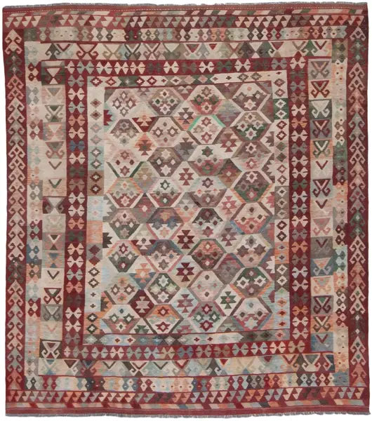 modern afghan kilim / 18249 | WOVEN