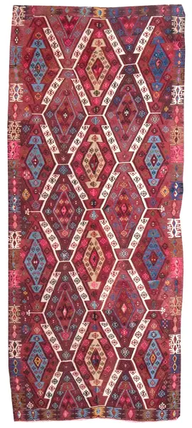 colorful kilim / 18421 | WOVEN