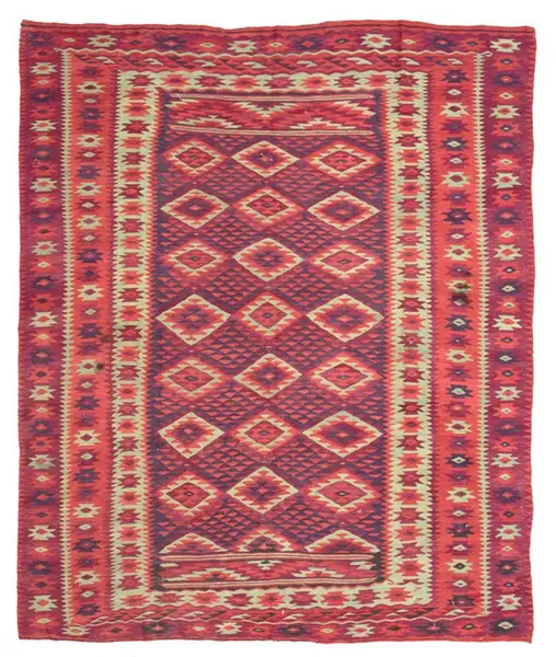 vintage colorful kilim / 19057 | WOVEN