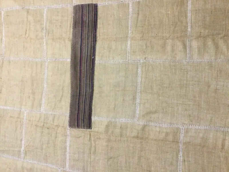 burlap kilim / 23049 | WOVEN