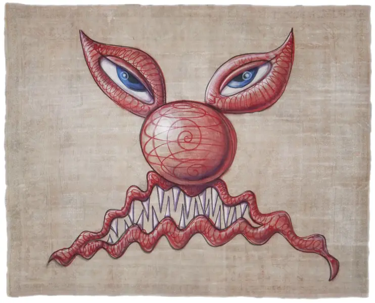 oushak - kenny scharf, monsterug / 17516 | WOVEN