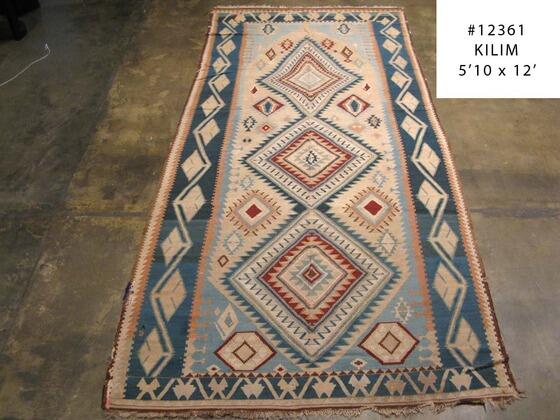 kilim / 12361 | WOVEN