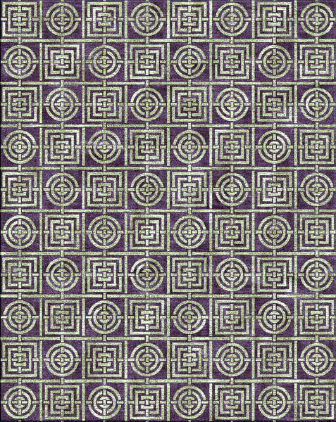 florence broadhurst - circles and squares / 15218 | WOVEN