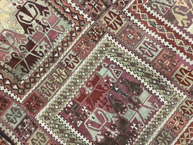 vintage colorful kilim / 21274 | WOVEN