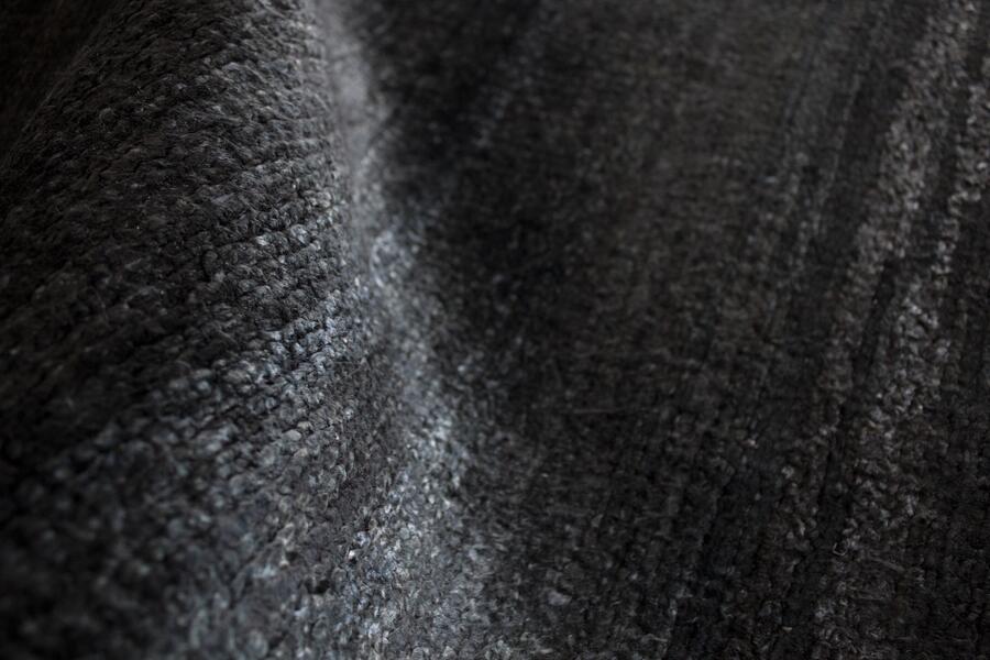 distressed banana silk (turkish knot) - charcoal | WOVEN