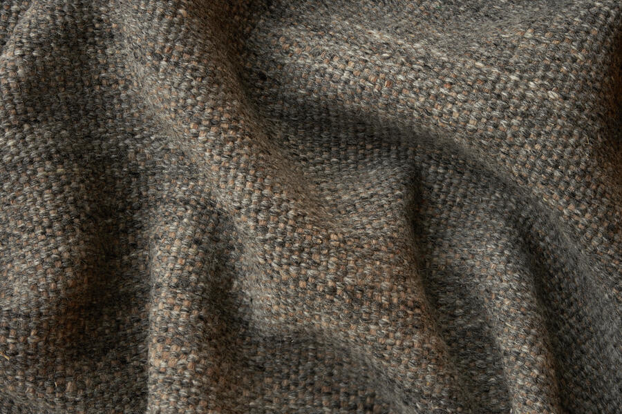 modern dhurrie - brown | WOVEN