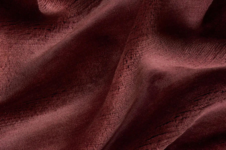 sheared mohair - oxblood | WOVEN