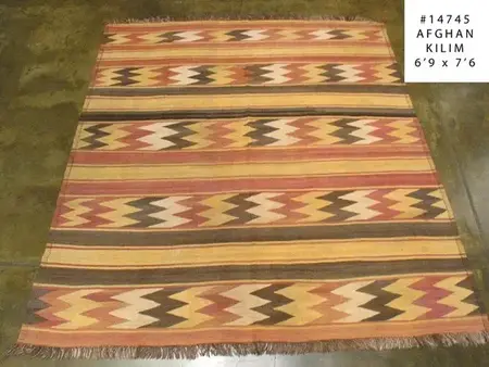 kilim afghan / 14745 | WOVEN