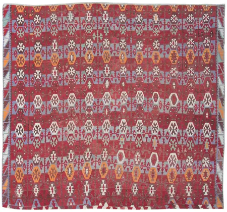 vintage colorful kilim / 20489 | WOVEN