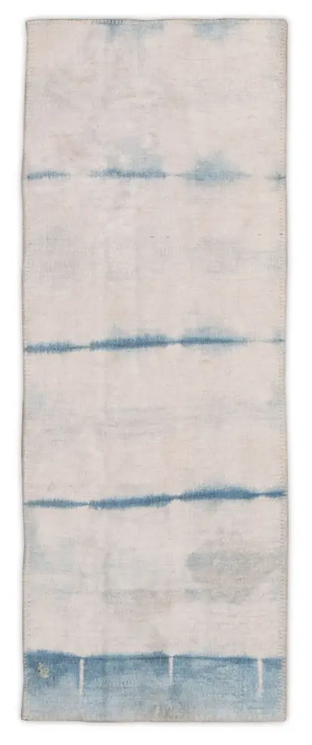 vintage modern tie-dye kilim / 22486 | WOVEN