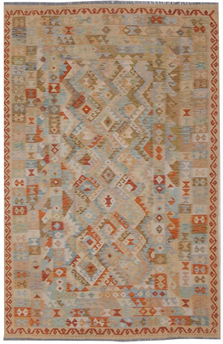 modern afghan kilim / 18222 | WOVEN