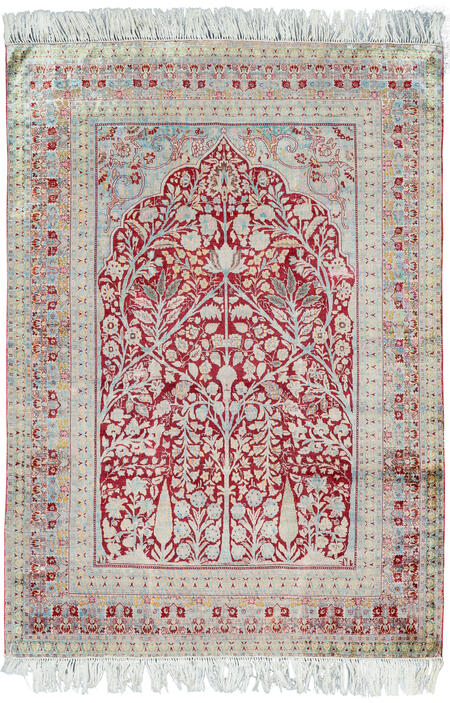 silk tabriz / 18293 | WOVEN