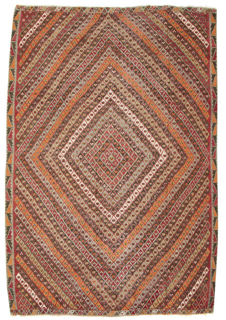 vintage colorful kilim / 20926 | WOVEN