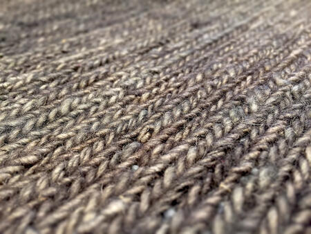 merino soumak - charcoal | WOVEN